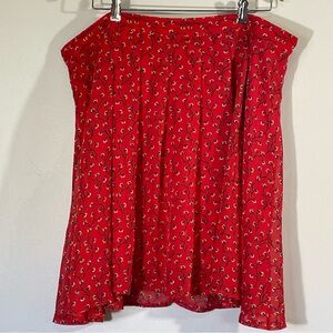 Old Navy Granny Floral‎ Pleated Skirt